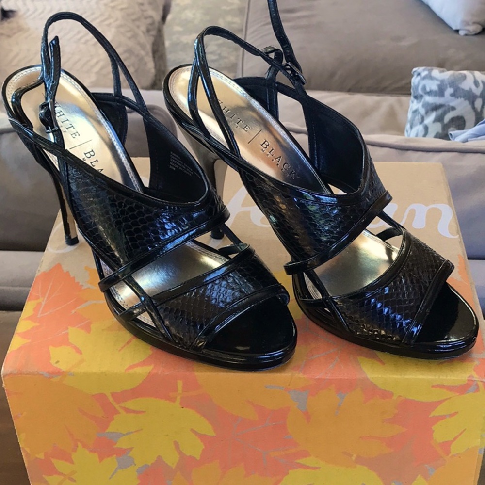 White House Black Market Strappy Pumps